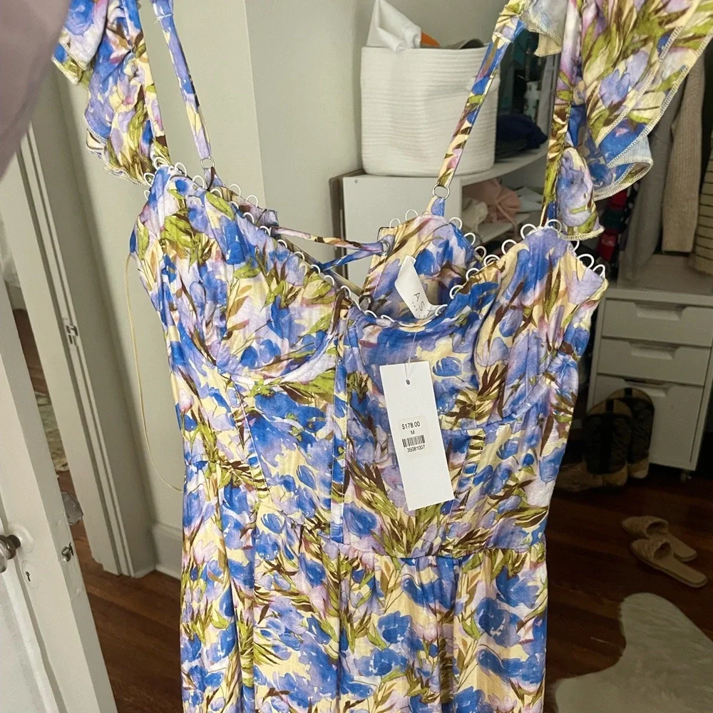 New - Wedelia Floral Bustier Midi Dress - Picture 3 of 5